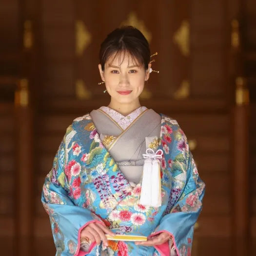 五十鈴川沿いでの和装前撮り|伊勢フォトプラン